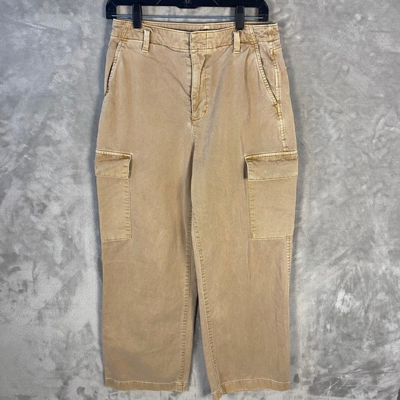 GAP Womens Loose Khaki Cargo Casual Sz‎ 6 Regenerative Cotton - Picture 1 of 12